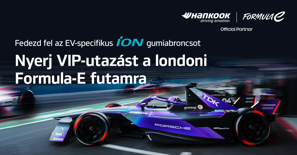 Formula E VIP Nyerem&eacute;nyj&aacute;t&eacute;k a Hankook Tire-rel